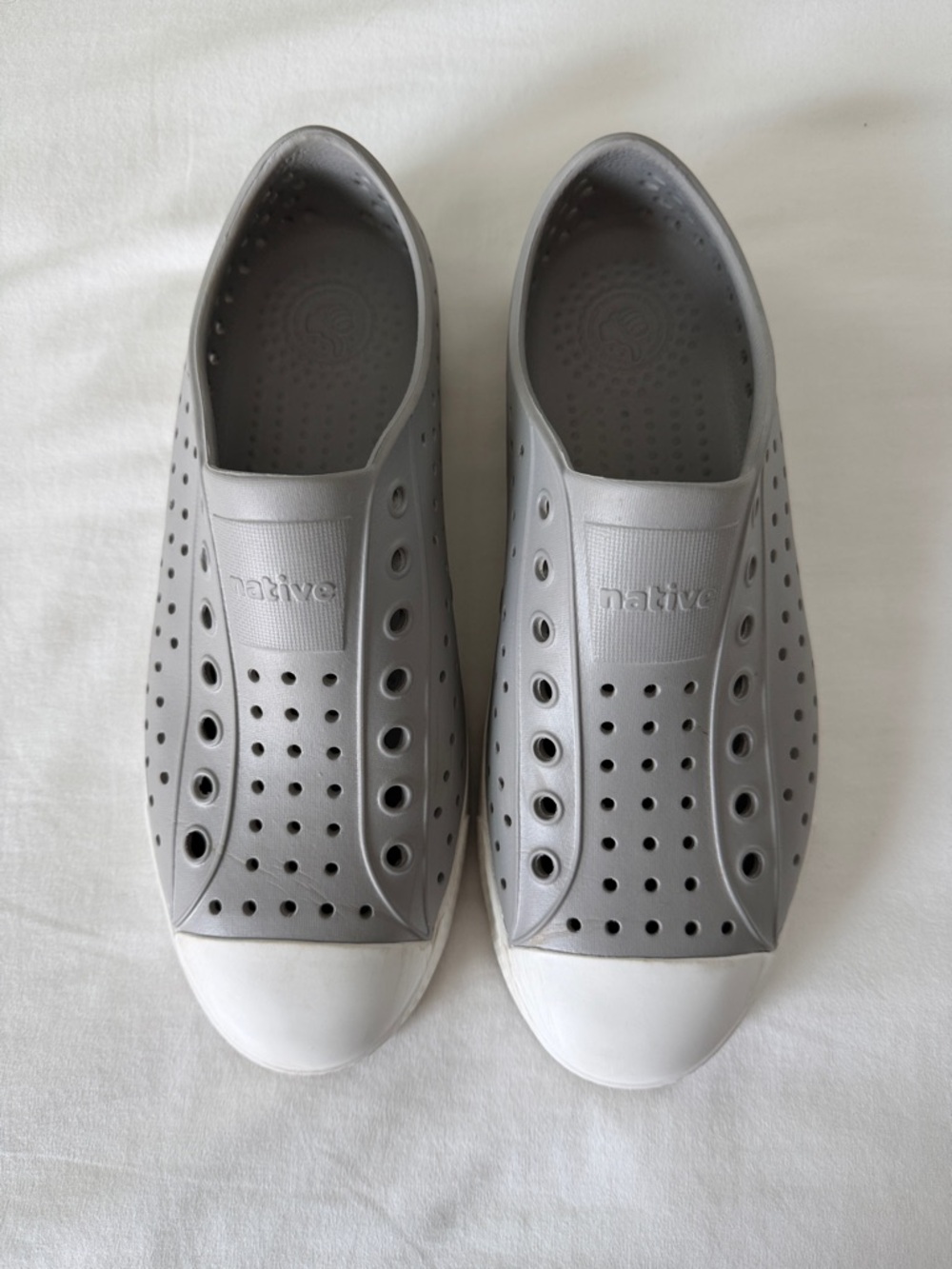 Native Jefferson Slip On Shoes Grey Men’s 8 | Women’s 10 Unisex